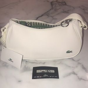 White Lacoste Purse